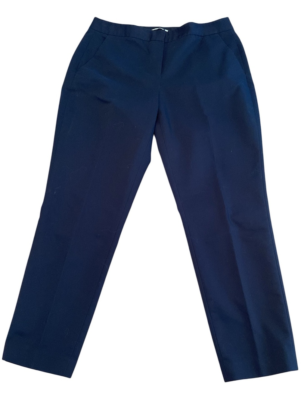 T Tahari Navy Straight-Leg Dress Pants, Size 10